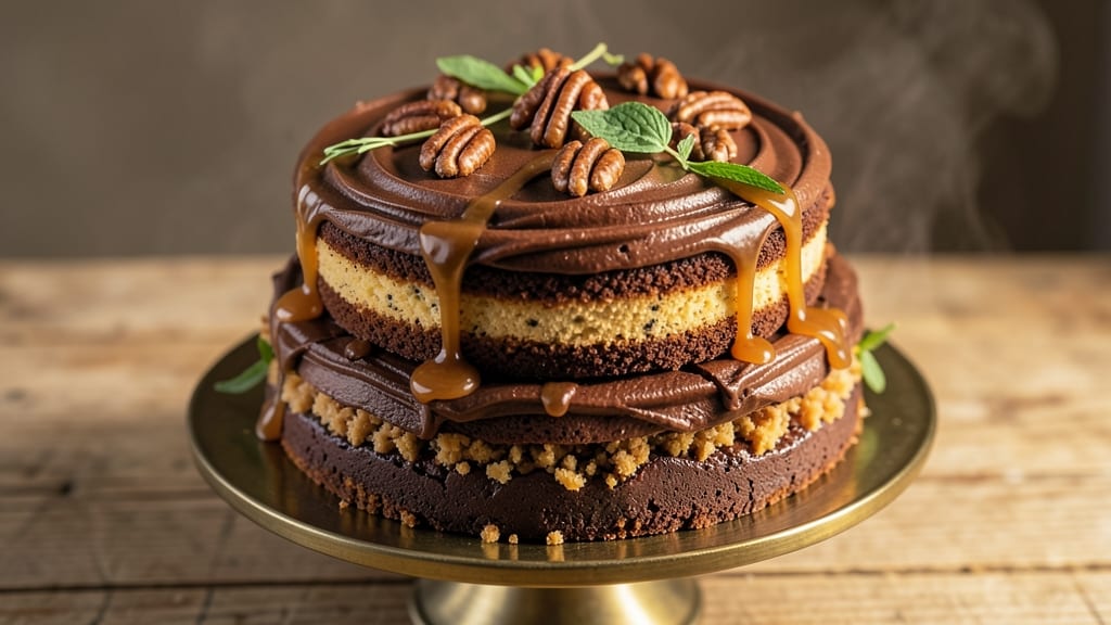 Amazing German Chocolate Cake Recipe: Double-Layered Pecan Fudge Magic