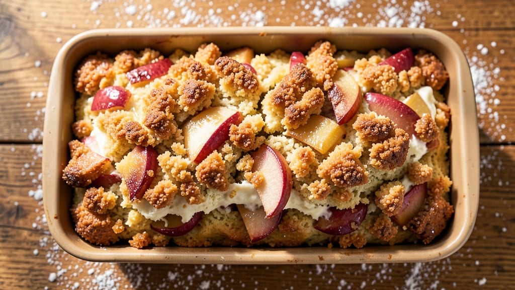 Apple Crumble Loaf Cake Recipe: Warm Spiced Apple Streusel Over Moist Vanilla Layers