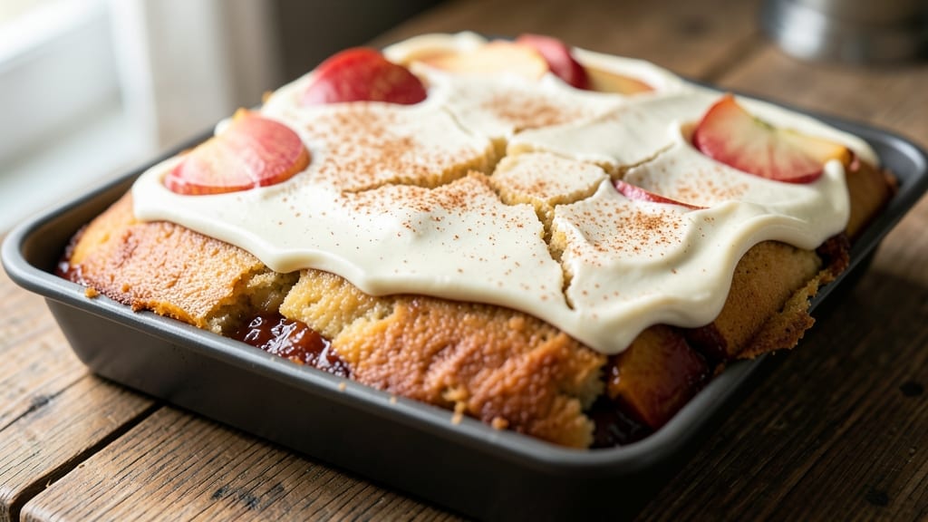 Apple Cake Recipe in a 13x9 Pan: Spiced Apple Filling with Buttery Crust