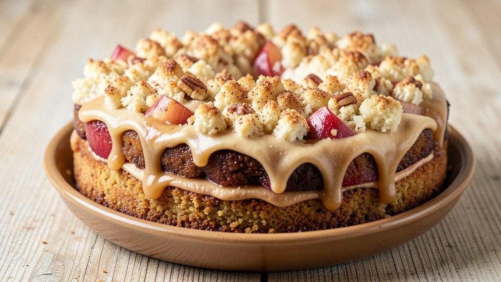 Apple Cinnamon Gooey Butter Cake Recipe: Warm Spiced Streusel Crown Over Moist Apple Layers