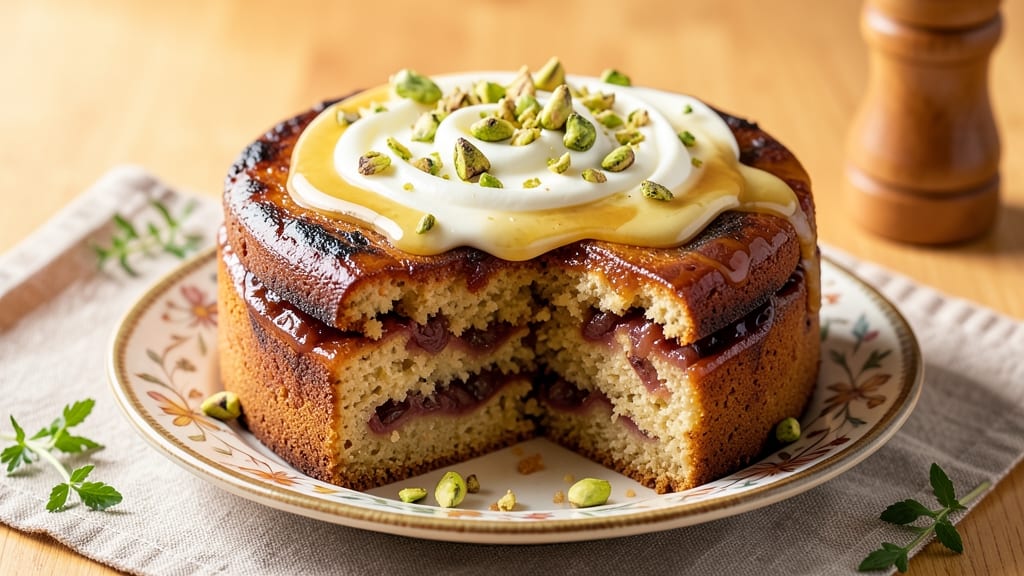 Arabic Date Cake Recipe: Moist Spiced Layers with Caramelized Top