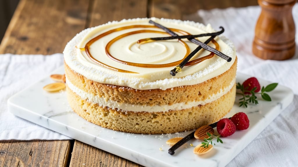 Anytime Almond Cake Recipe: Moist Layers With Nutty Crunch in One Bowl