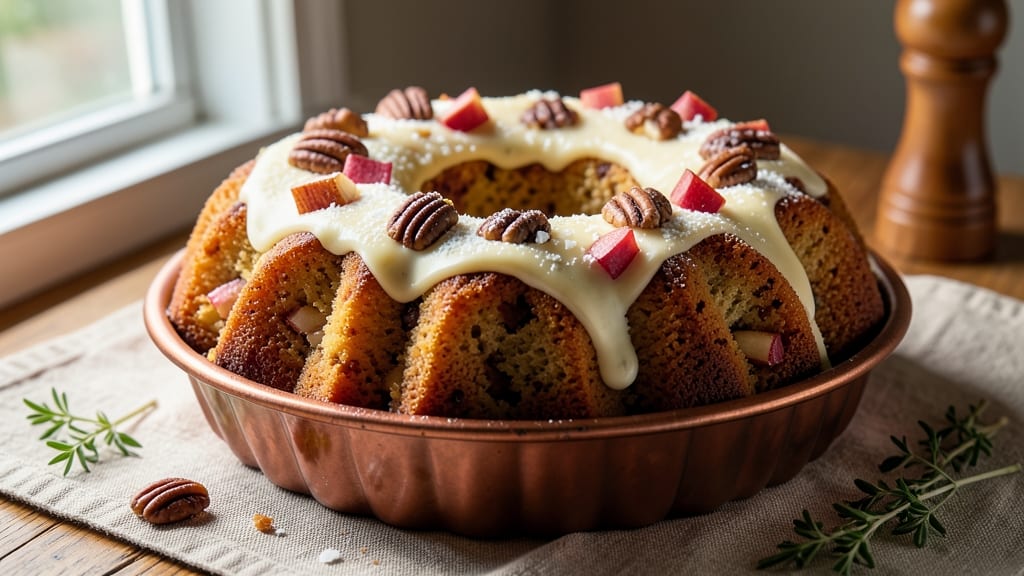 Apple Pecan Bundt Cake Recipe: Warm Spiced Apple and Nutty Crunch Delight