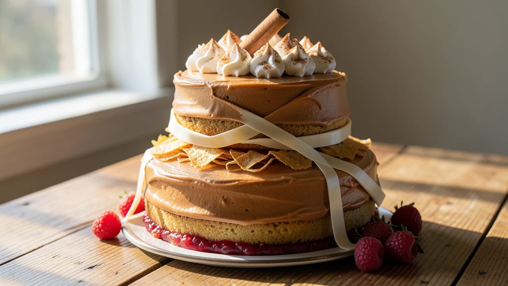Amish Funny Cake Recipe: Buttery Crunch Crown Over Spiced Vanilla Layers
