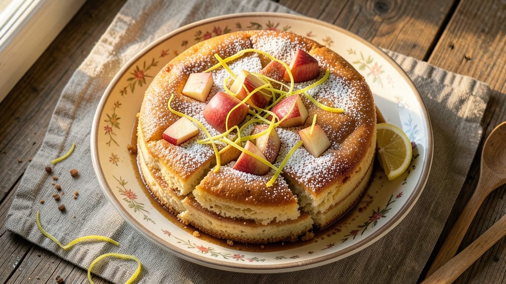 Apple and Lemon Cake Recipe: Zesty Brightness With Moist Layers