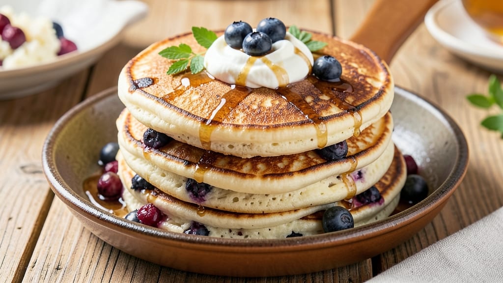 America's Test Kitchen Best Blueberry Pancake Recipe: Fluffy Stacks With Bursting Berries