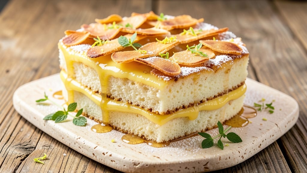 Amalfi Lemon Cake Recipe: Bright Citrus Layers with Almond Crunch