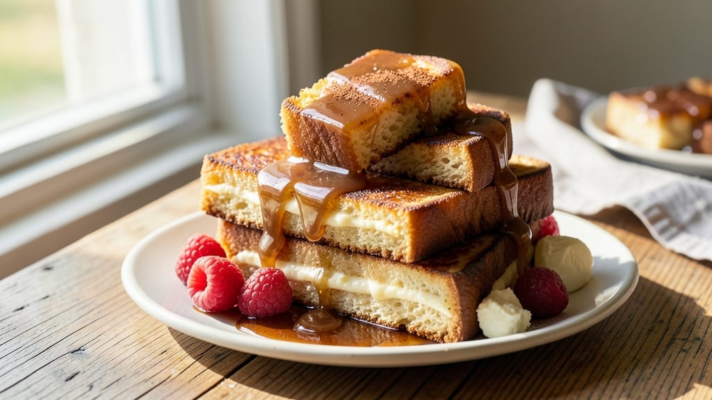 Angel Food Cake French Toast Recipe: Fluffy Vanilla Clouds Soaked in Cinnamon Bliss