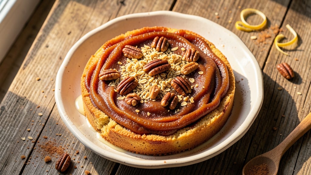 Apple Puree Cake Recipe UK: Spiced Streusel Crown Over Moist Apple Layers