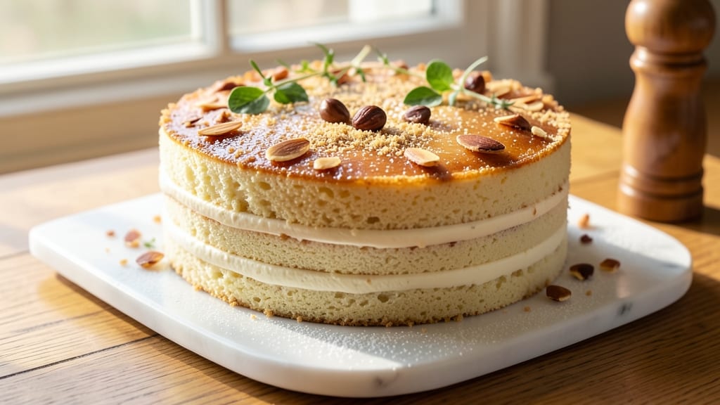 Almond Genoise Cake Recipe: Light-as-Air Layers with Vanilla-Infused Magic