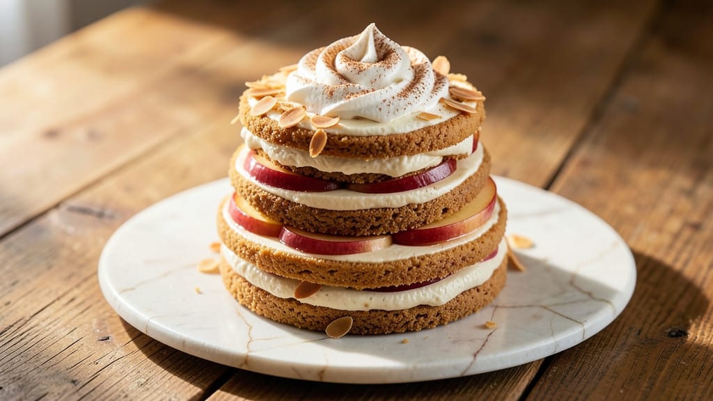 Apple Macaroon Cake Recipe: Buttery Almond Crust Meets Spiced Apple Filling