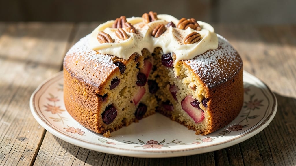 Apple Raisin Spice Cake Recipe: Warm Cinnamon Streusel Crown Over Moist Fruit Layers
