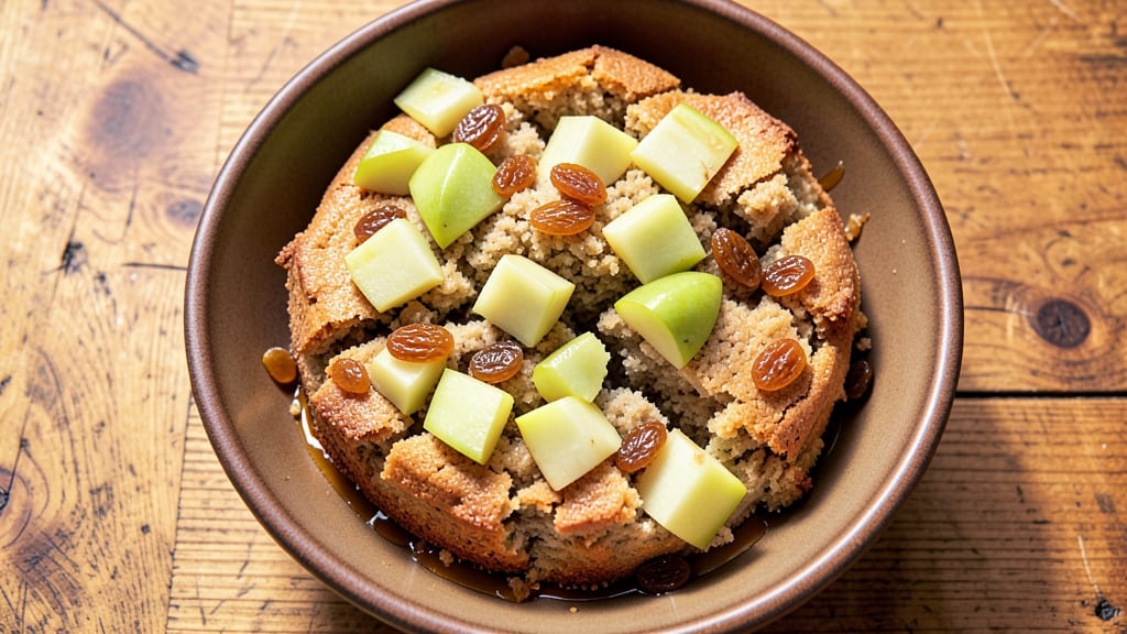 Apple And Sultana Cake Recipe: Warm Spiced Fruit Streusel Crown
