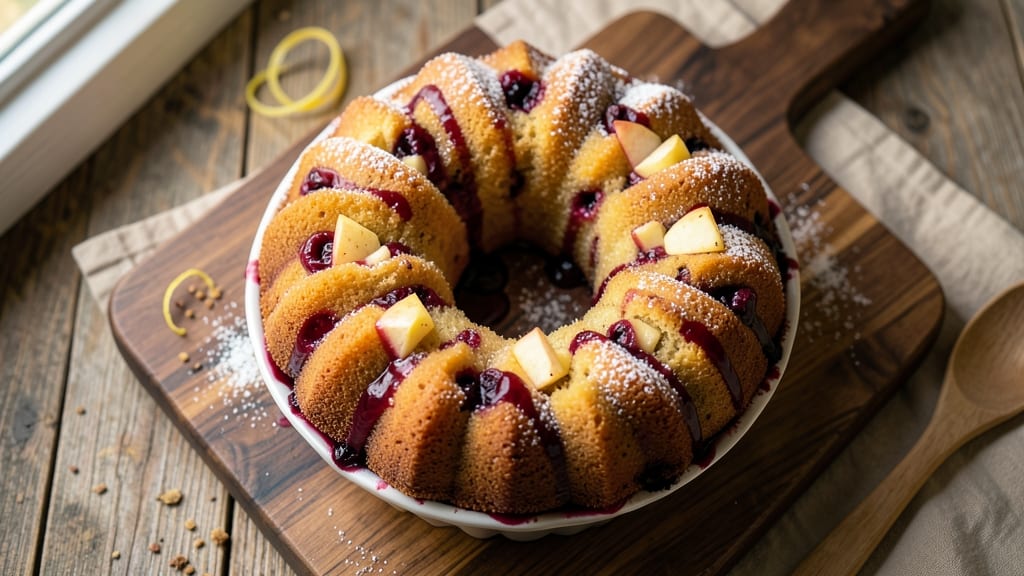 Apple Cranberry Bundt Cake Recipe: Spiced Fruit Swirl With Buttery Crust
