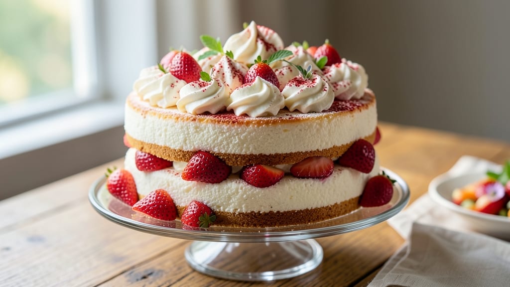 Angel Food Cake Recipe With Strawberries And Whip Cream: Light-as-Air Layers with Fresh Summer Bite