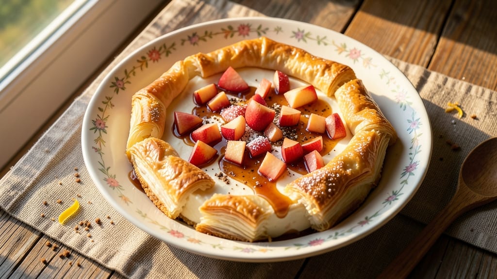 Apple Cheesecake Puff Pastry Recipe: Buttery Layers Meet Spiced Apple Filling