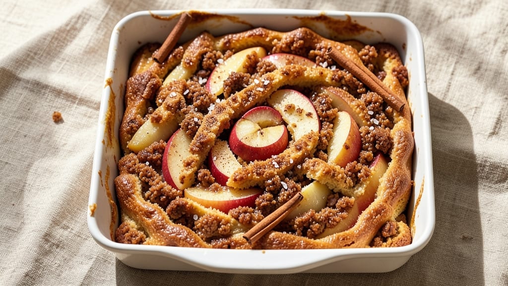 Apple Pear Coffee Cake Recipe: Buttery Streusel Crown With Warm Cinnamon-Spiced Layers