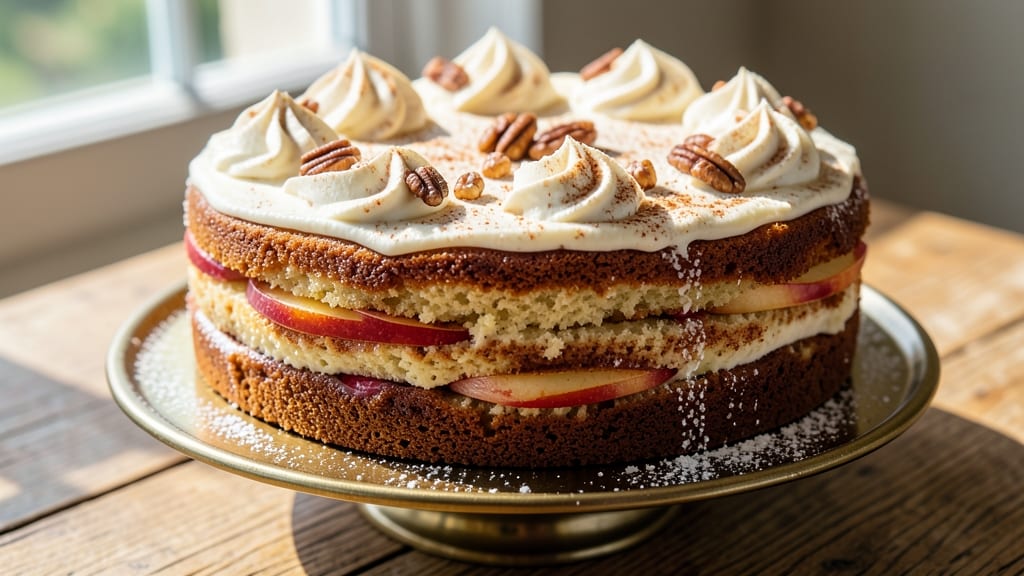Apple Spice Cake Recipe From Scratch: Warm Cinnamon Streusel Crown Over Moist Apple Layers