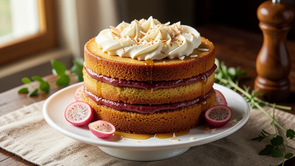 Asian Butter Cake Recipe: Velvety Layers with Fragrant Pandan Swirl