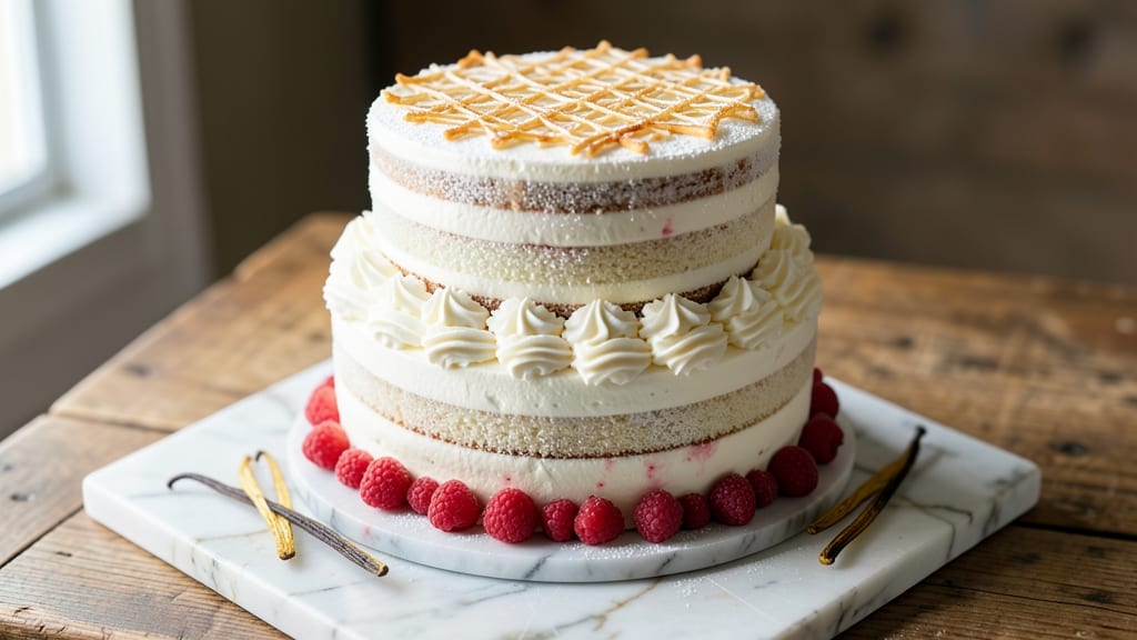 Amazing White Cake Recipe: Ultra-Moist Vanilla Layers With Buttery Swirls