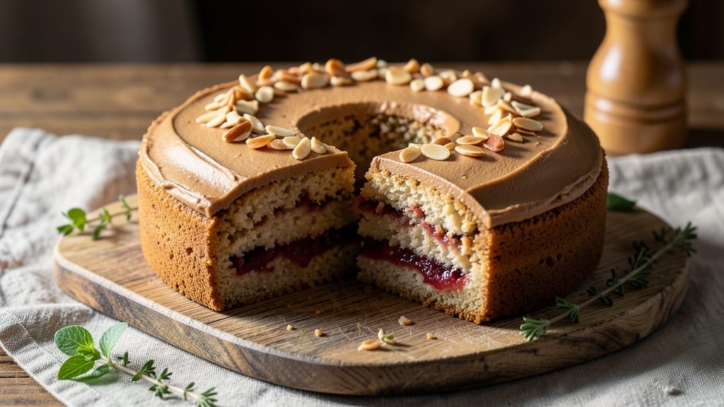 Almond Ring Coffee Cake Recipe: Nutty Swirl and Buttery Crust Harmony