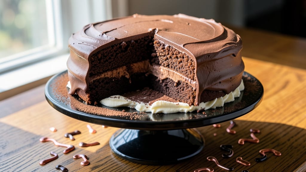 Alton Brown's Devil's Food Cake Recipe: Fudgy Layers with Moisture-Packed Secret