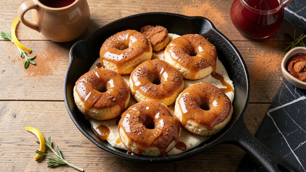 Apple Cider Cake Mix Donuts Recipe: Warm Spice-Infused Bites with Crunchy Coating
