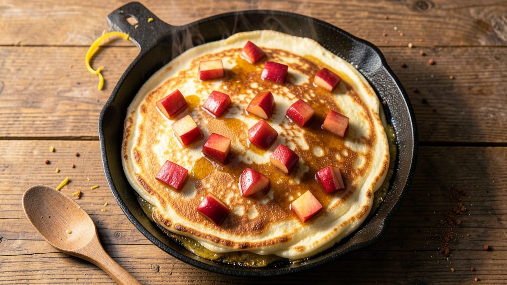 Apple Pancake Skillet Recipe: Buttery Fluffy Stacks With Caramelized Apple Filling