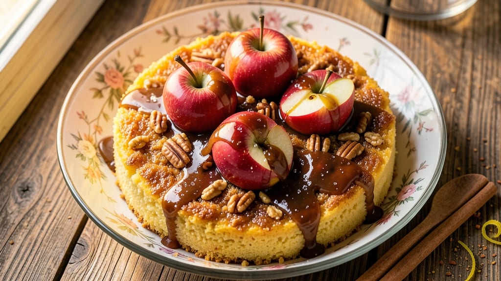 Apple Crunch Recipe With Yellow Cake Mix: Warm Spiced Apple Streusel Over Cakey Layers