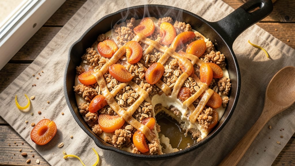 Apricot Crumble Cake Recipe: Warm Spiced Fruit and Buttery Streusel Bliss