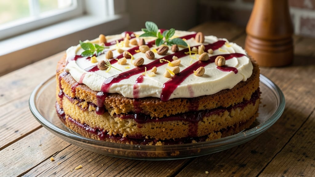 Amish Rhubarb Cake Recipe: Tangy-Spiced Layers With Buttery Crust