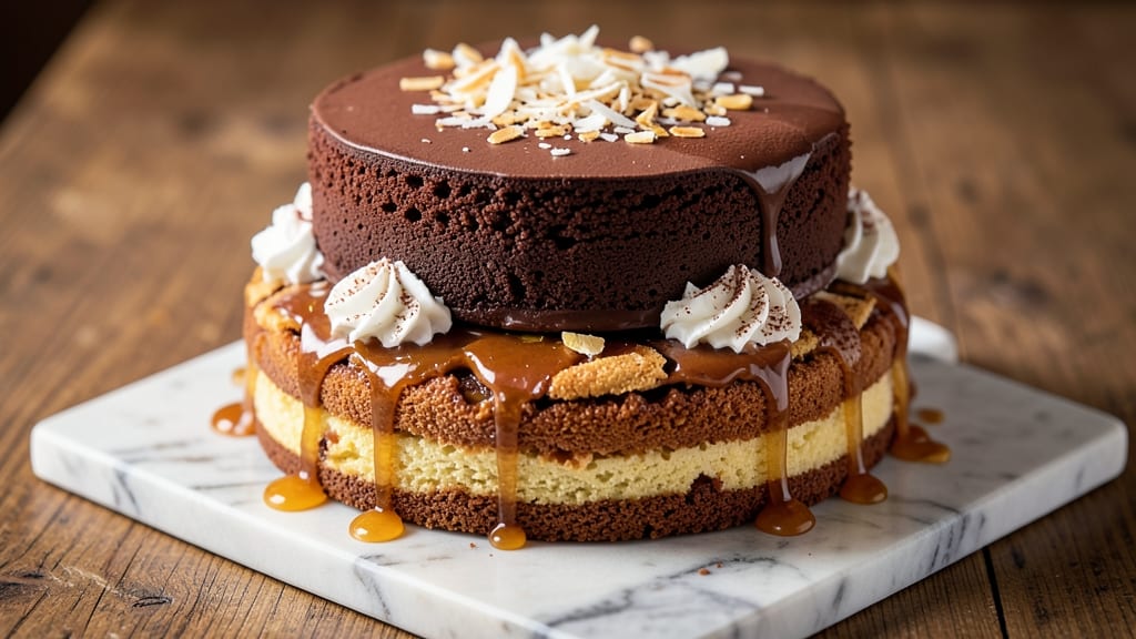Argentinian Cake Recipe: Dulce De Leche Swirls and Caramelized Top