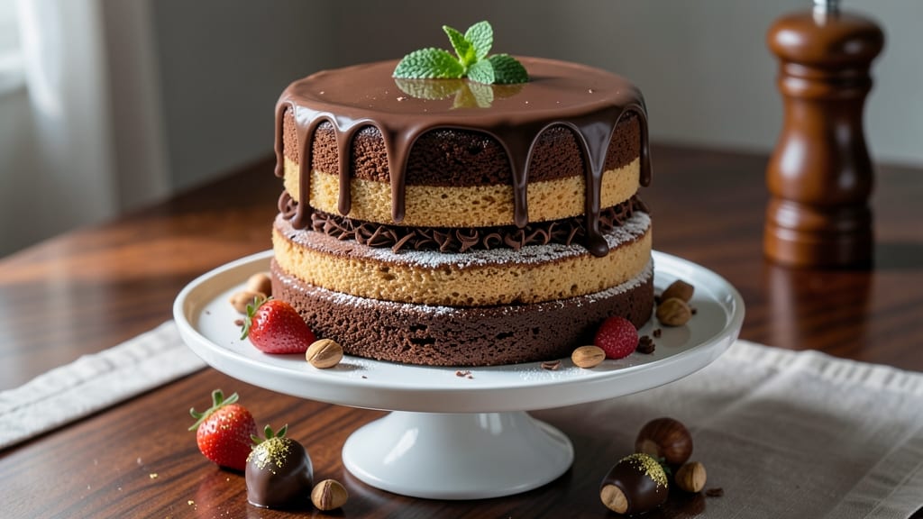 Austrian Chocolate Cake Recipe: Rich Dark Chocolate With Marzipan Twist