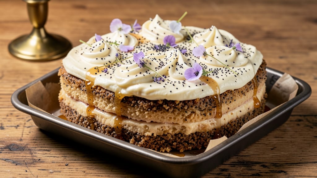 Austrian Poppy Seed Cake Recipe: Nutty Vanilla Swirls With Buttery Crust