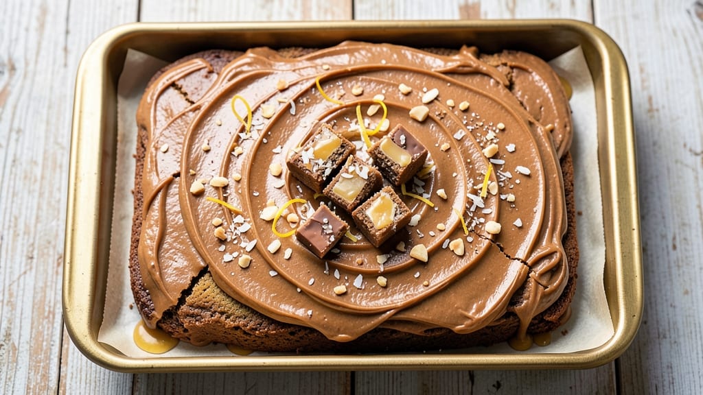 Almond Joy Sheet Cake Recipe: Tropical Nutty Layers With Creamy Filling