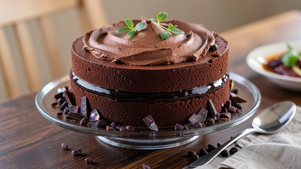 Alvin Zhou's Chocolate Cake Recipe: Moist Layers and Rich Ganache Drizzle