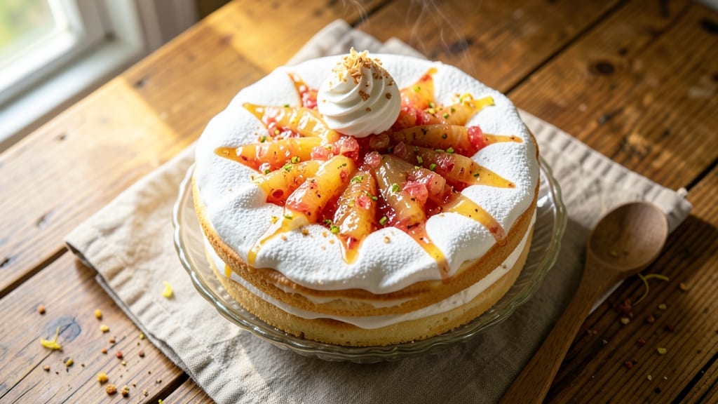 Angel Food Cake Made with Crushed Pineapple Recipe: Tropical Twist for Lightest Sponges