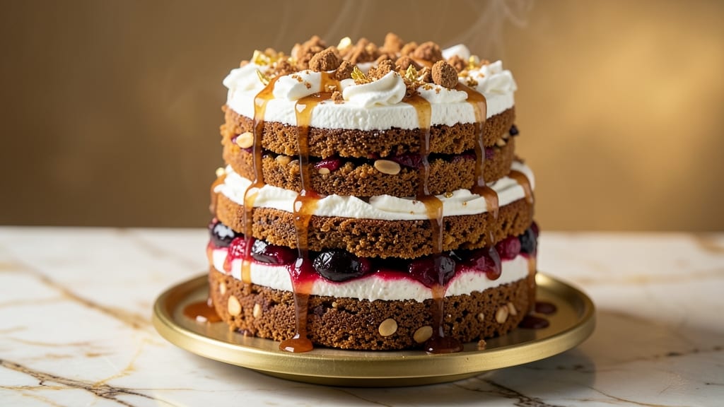 Amaretto Fruit Cake Recipe: Nutty-Soaked Layers with Boozy Flavor