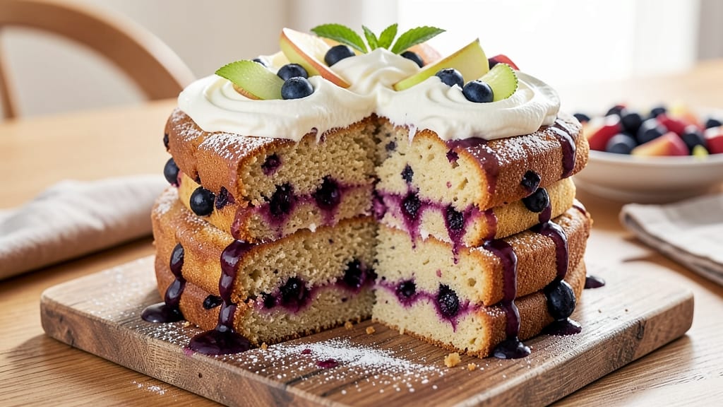 Apple Blueberry Cake Mix Recipe: Streusel-Topped Crunch With Bursting Berries