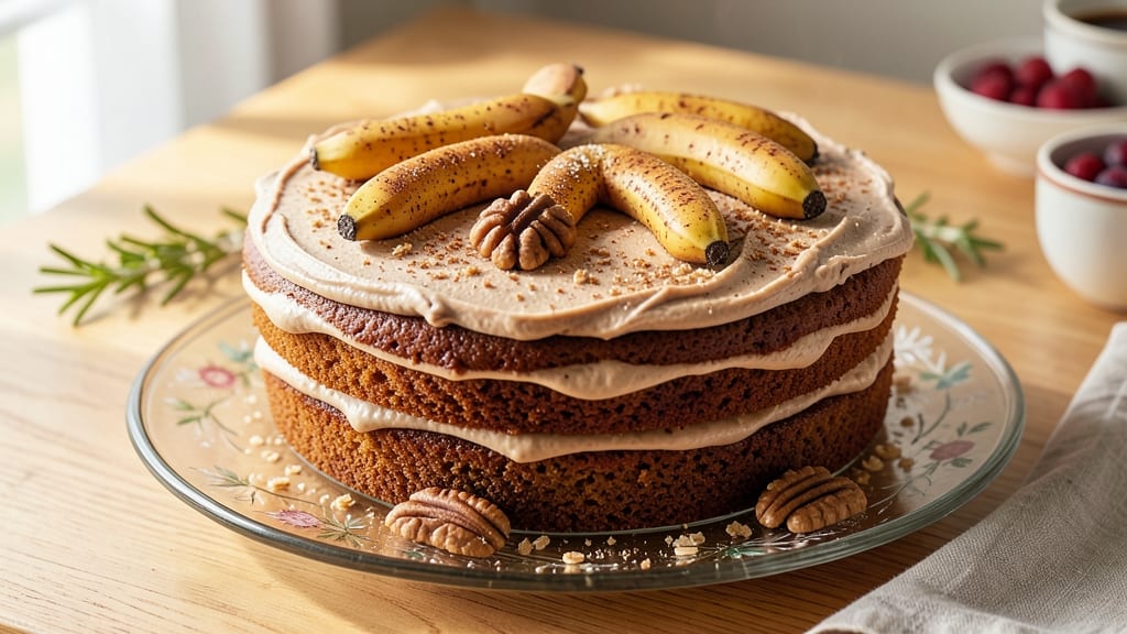 Amish Banana Cake Recipe: Warm Spiced Layers With Buttery Streusel Top