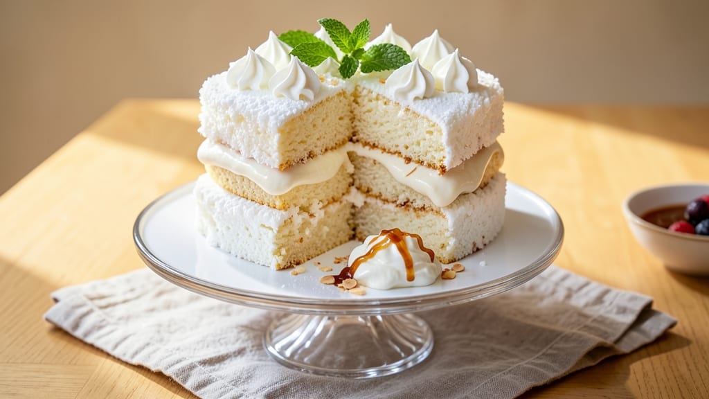 Angel Food Cake With Whipped Cream Recipe: Light-as-Air Layers and Cloud-Soft Meringue