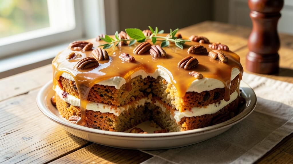 Apple Pecan Carrot Cake Recipe: Warm Spiced Layers With Nutty Crunch