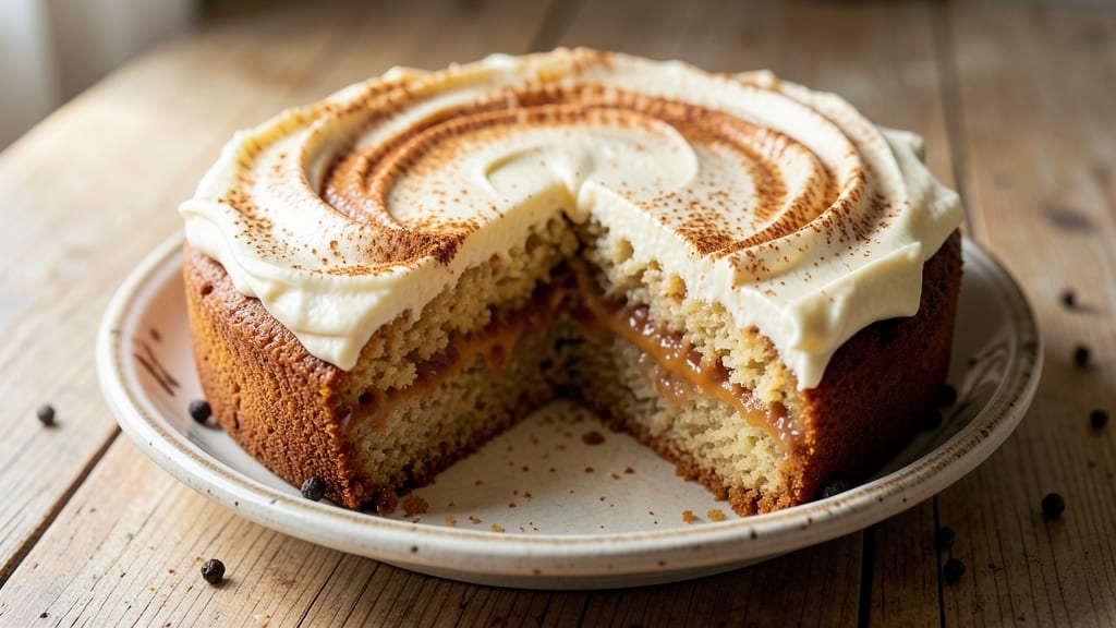Applesauce Cake With Cinnamon Cream Cheese Frosting Recipe: Warm Spice and Creamy Layers in One Pan
