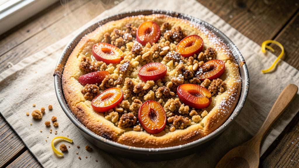 Apricot Streusel Cake Recipe: Buttery Crunch Meets Jammy Sweetness