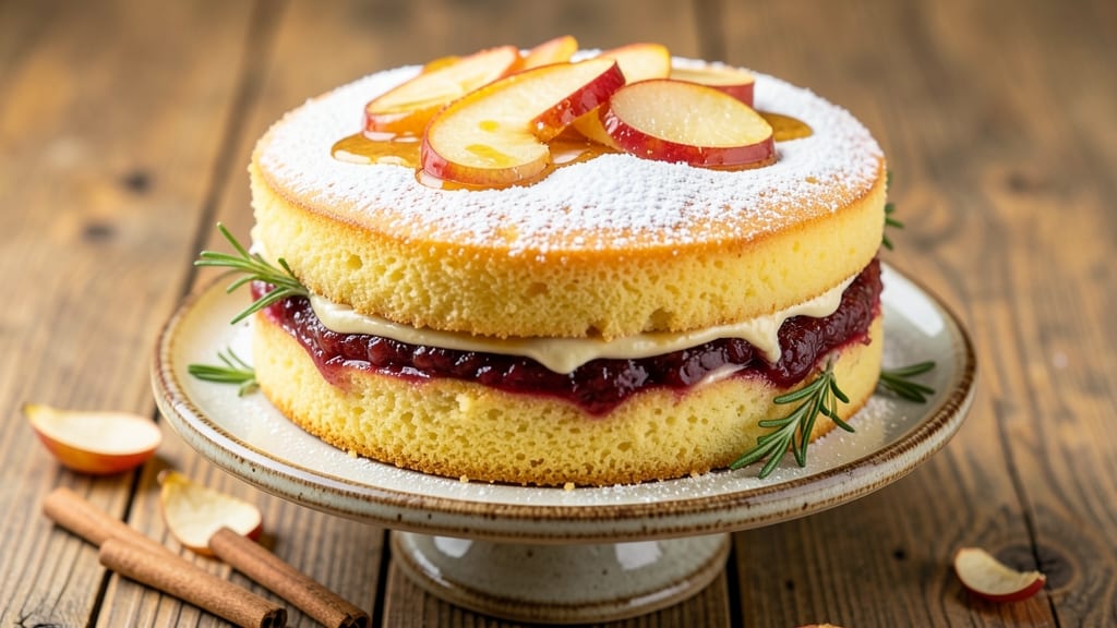 Apple Yellow Cake Recipe: Warm Spice Streusel Crown Over Moist Vanilla Layers