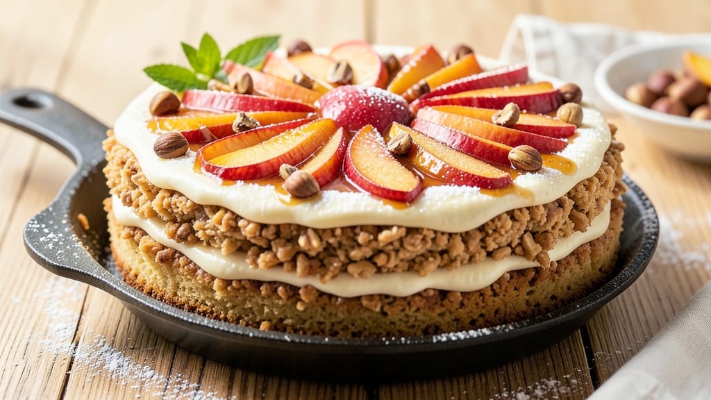 Apple Hazelnut Cake Recipe: Warm Spiced Layers with Nutty Crunch Topping