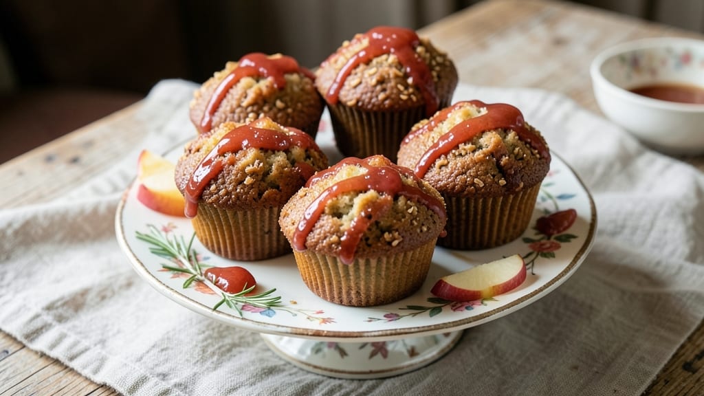Apple Cake Tea Room Bran Muffin Recipe: Warm Spiced Apple and Bran Texture Twist