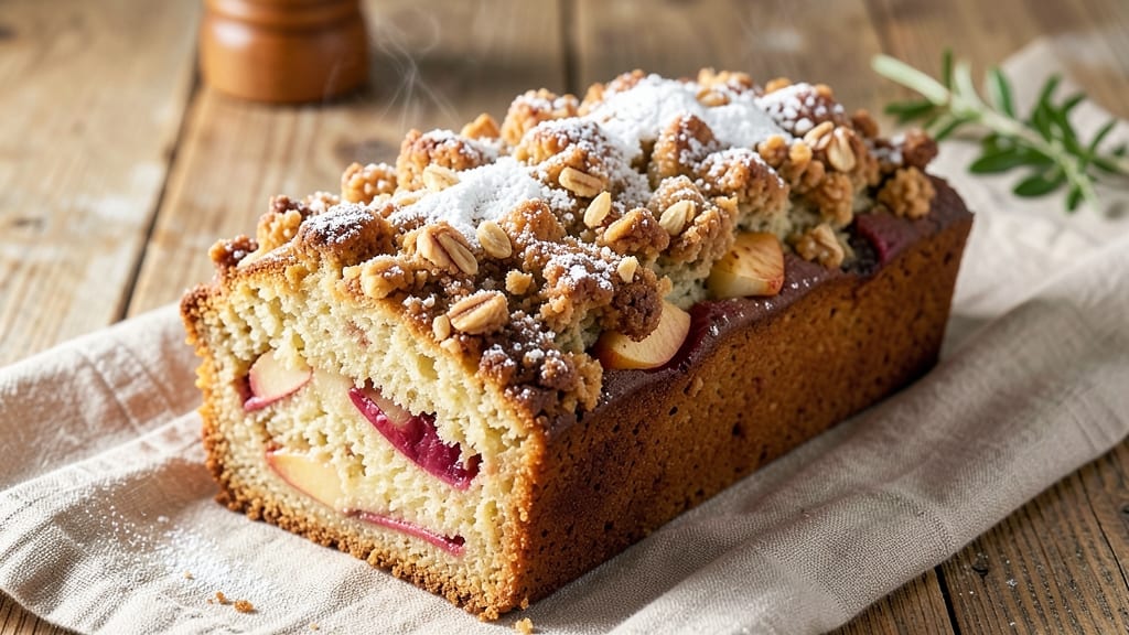 Apple Streusel Loaf Cake Recipe: Buttery Crumble Crown Over Spiced Apple Bliss