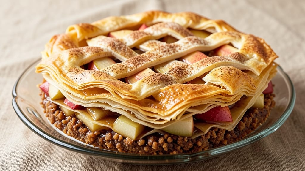 Apple Phyllo Crinkle Cake Recipe: Flaky Layers with Caramelized Apple Filling