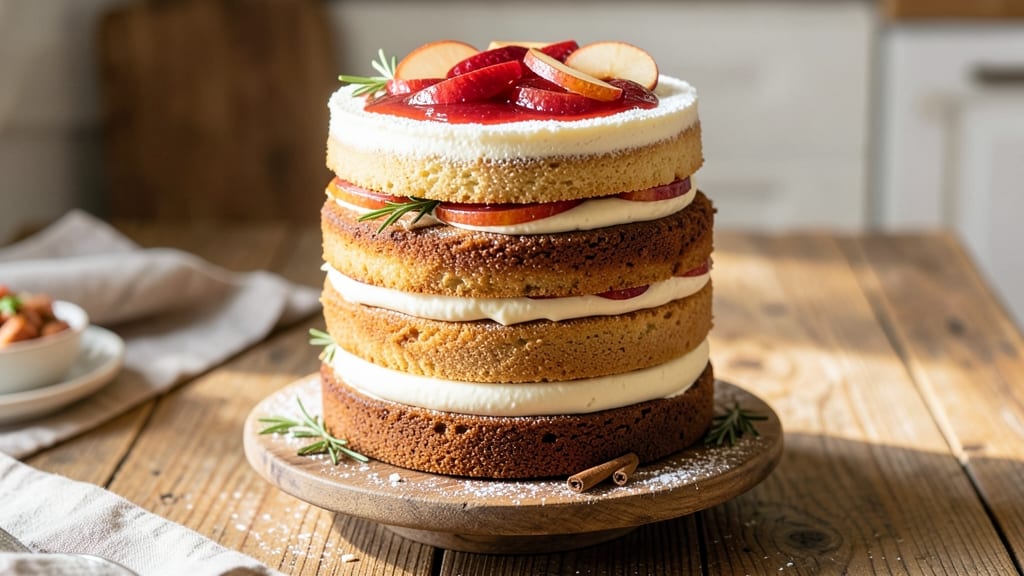 Apple Barn Stack Cake Recipe: Warm Spiced Apple Layers With Buttery Streusel Crown